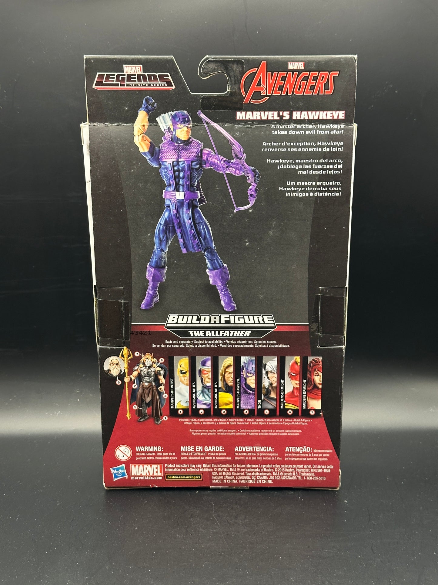 MARVEL LEGENDS - MARVEL’S HAWKEYE - THE ALLFATHER BAF - ACTION FIGURE