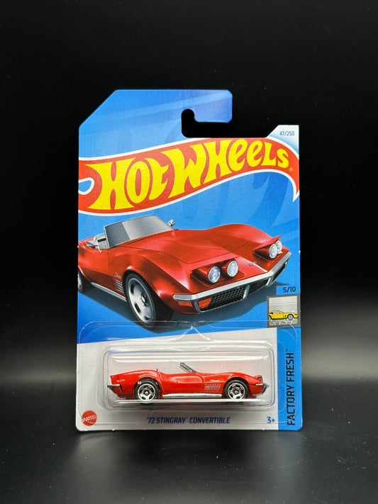 HOT WHEELS - 72 STINGRAY CONVERTIBLE (2024) - FACTORY FRESH 5/10