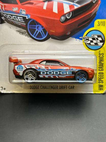 HOT WHEELS - DODGE CHALLENGER DRIFT CAR (2016) - HW SPEED GRAPHICS 3/10