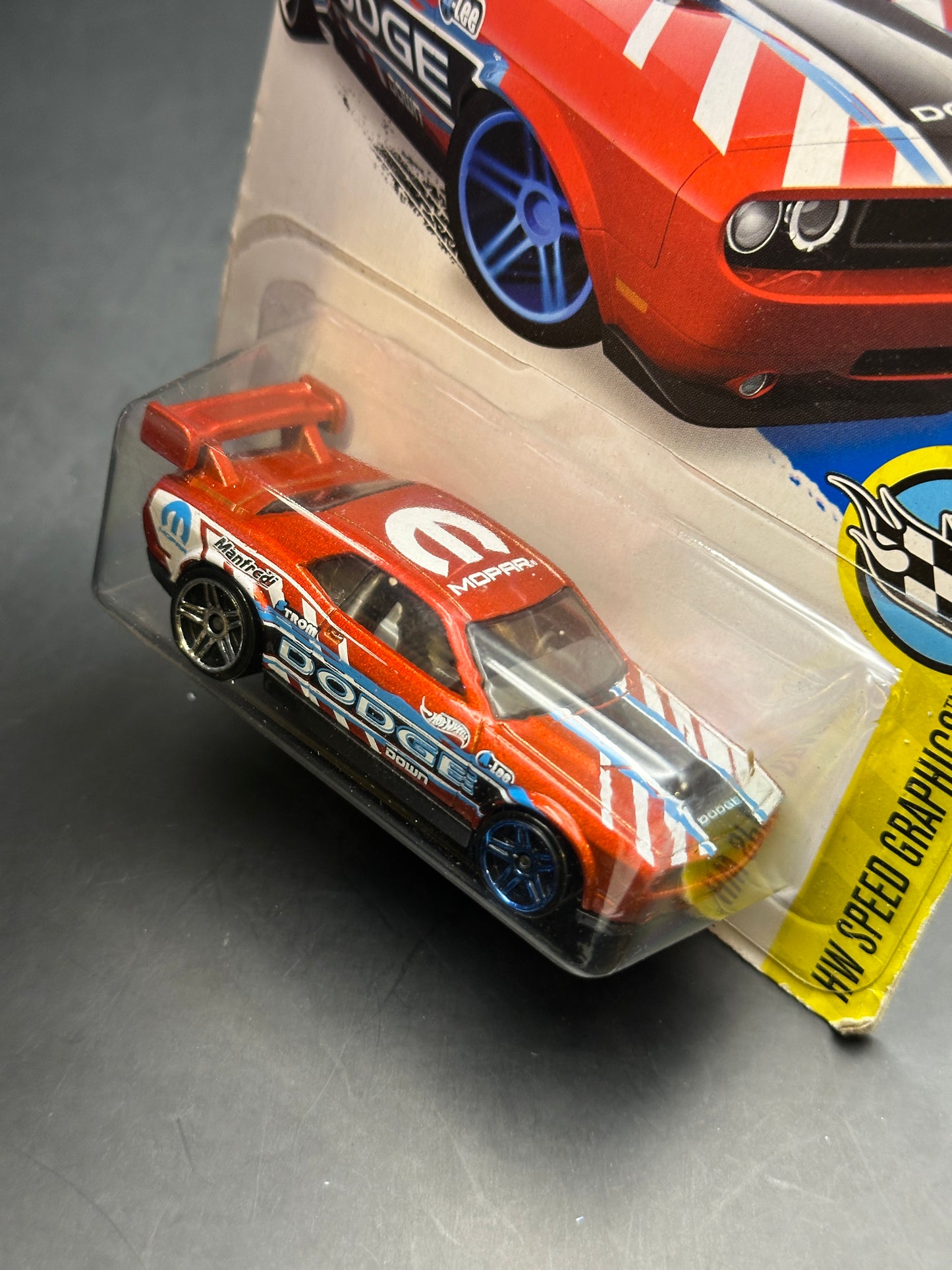 HOT WHEELS - DODGE CHALLENGER DRIFT CAR (2016) - HW SPEED GRAPHICS 3/10