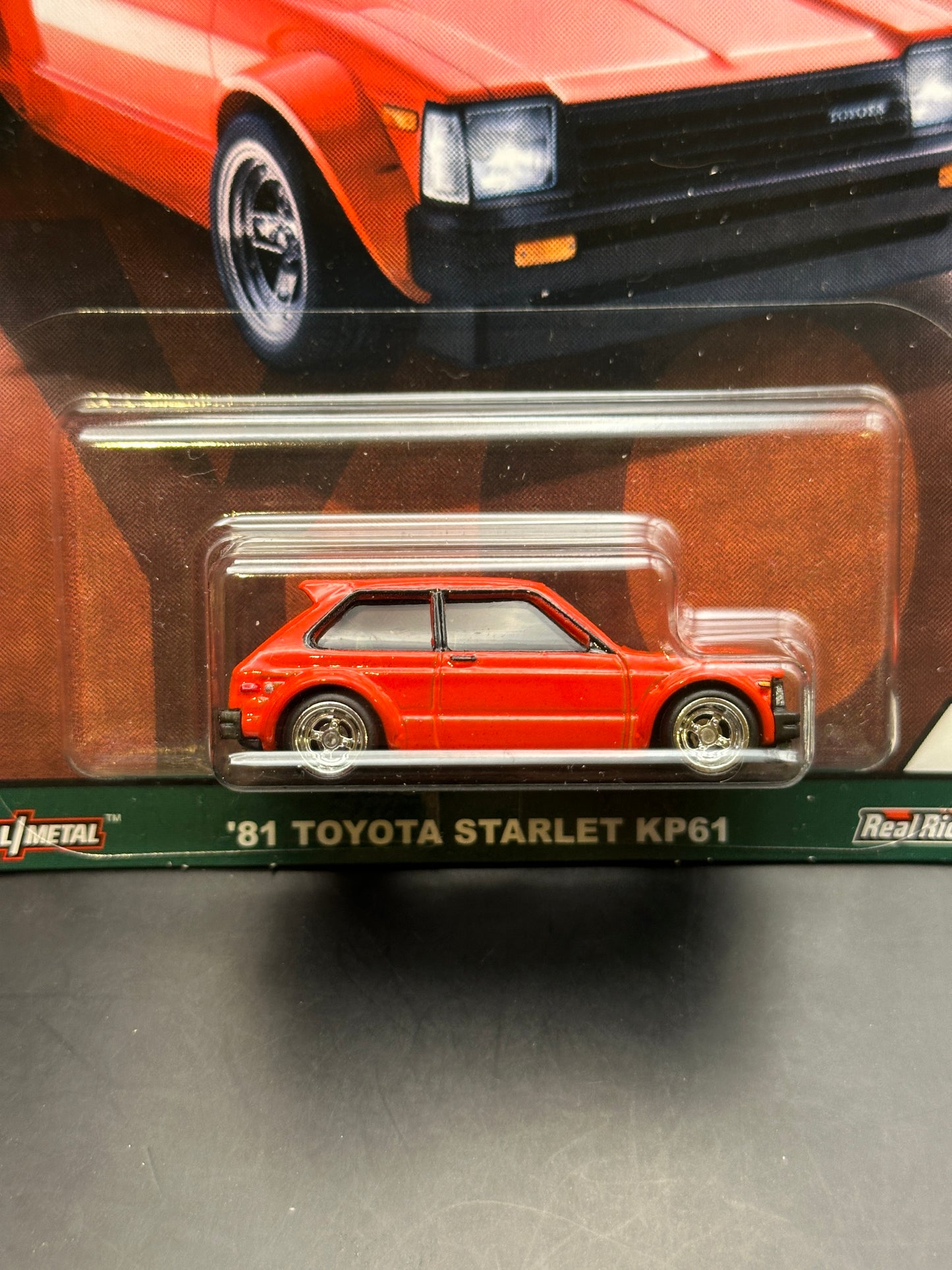 HOT WHEELS - 81 TOYOTA STARLET KP61 (2021) - HW CAR CULTURE TOYOTA 4/5