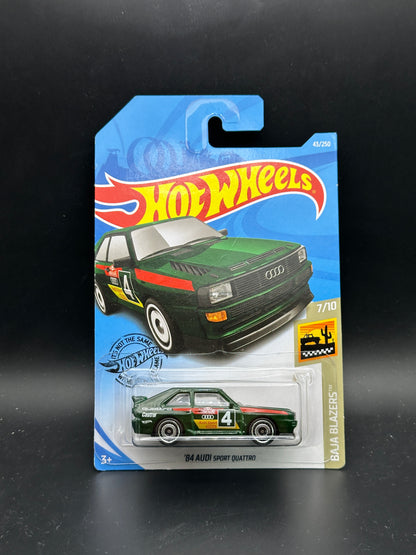 HOT WHEELS - 84 AUDI SPORT QUATTRO (2019) - HW BAJA BLAZERS 7/10