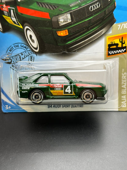 HOT WHEELS - 84 AUDI SPORT QUATTRO (2019) - HW BAJA BLAZERS 7/10
