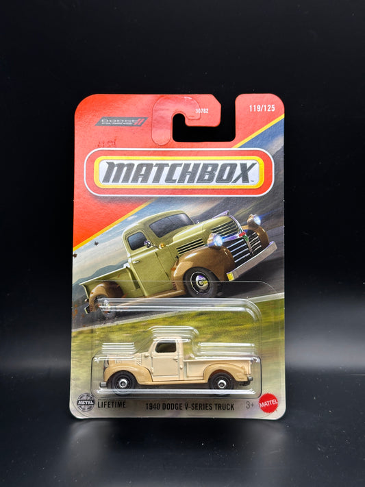 MATCHBOX - 1940 DODGE V-SERIES TRUCK - 119/125 - DIECAST