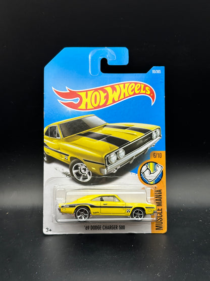 HOT WHEELS - 69 DODGE CHARGER 500 (2017) - HW MUSCLE MANIA 8/10