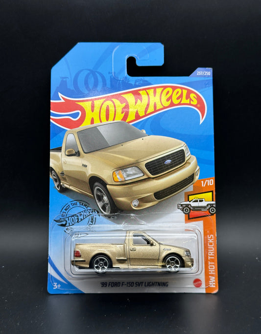 HOT WHEELS - 99 FORD F-150 SVT LIGHTNING (2020) - HW HOT TRUCKS 1/10