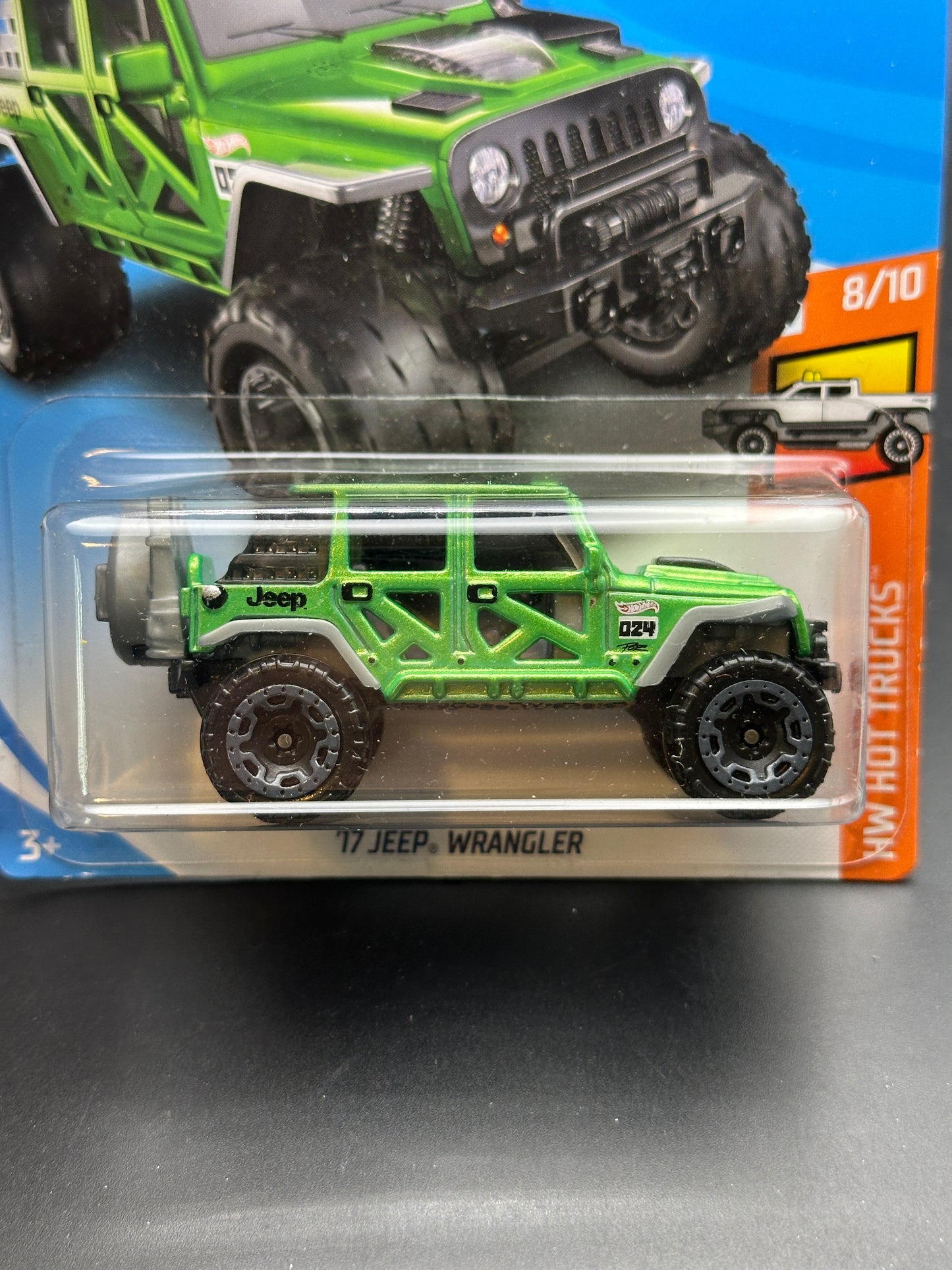 HOT WHEELS - 17 JEEP WRANGLER (2018) - HW HOT TRUCKS 8/10