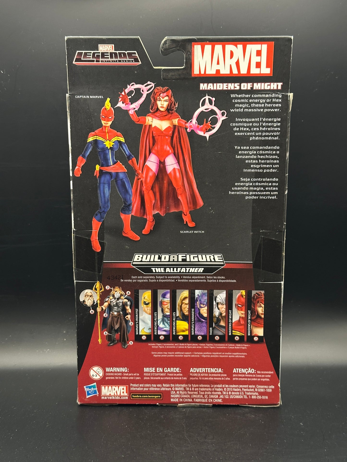 MARVEL LEGENDS - SCARLET WITCH - THE ALLFATHER BAF - ACTION FIGURE