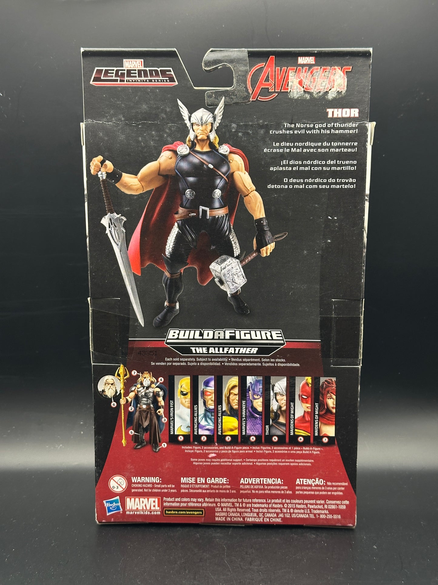 MARVEL LEGENDS - THOR - THE ALLFATHER BAF - ACTION FIGURE