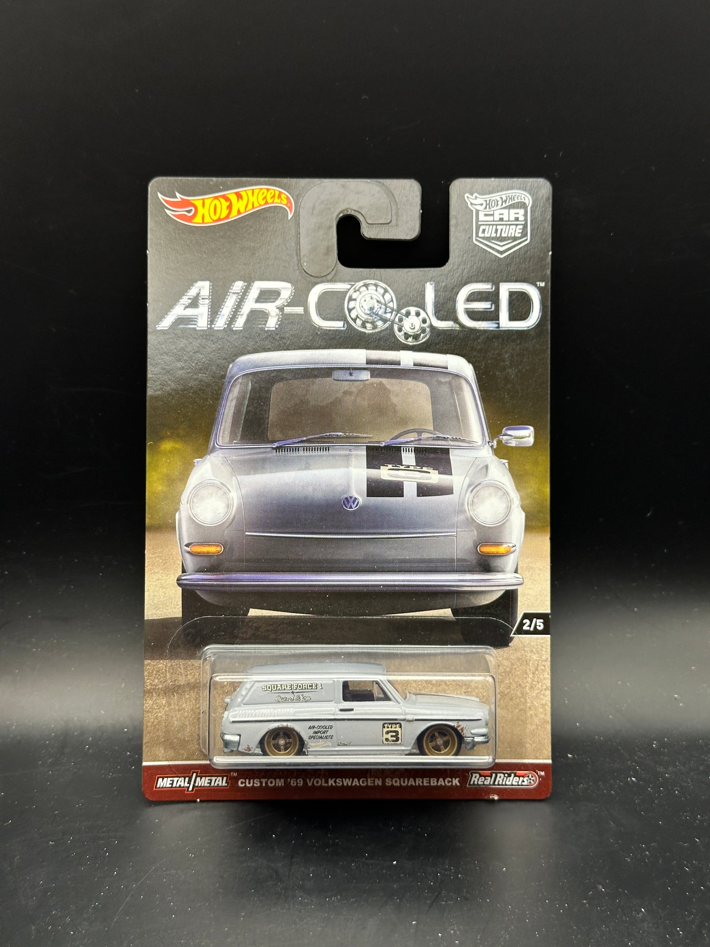 HOT WHEELS - CUSTOM 69 VOLKSWAGEN SQUAREBACK (2017) - CAR CULTURE - AIR COOLED 2/5
