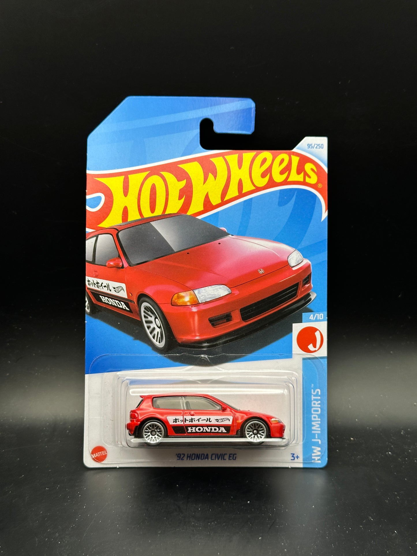 HOT WHEELS - 92 HONDA CIVIC EG (2024) - HW J IMPORTS 4/10