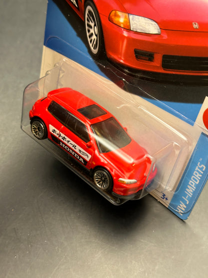 HOT WHEELS - 92 HONDA CIVIC EG (2024) - HW J IMPORTS 4/10