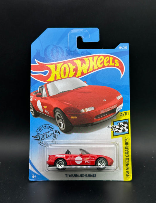 HOT WHEELS - 91 MAZDA MX5 MIATA (2019) - HW SPEED GRAPHICS 4/10