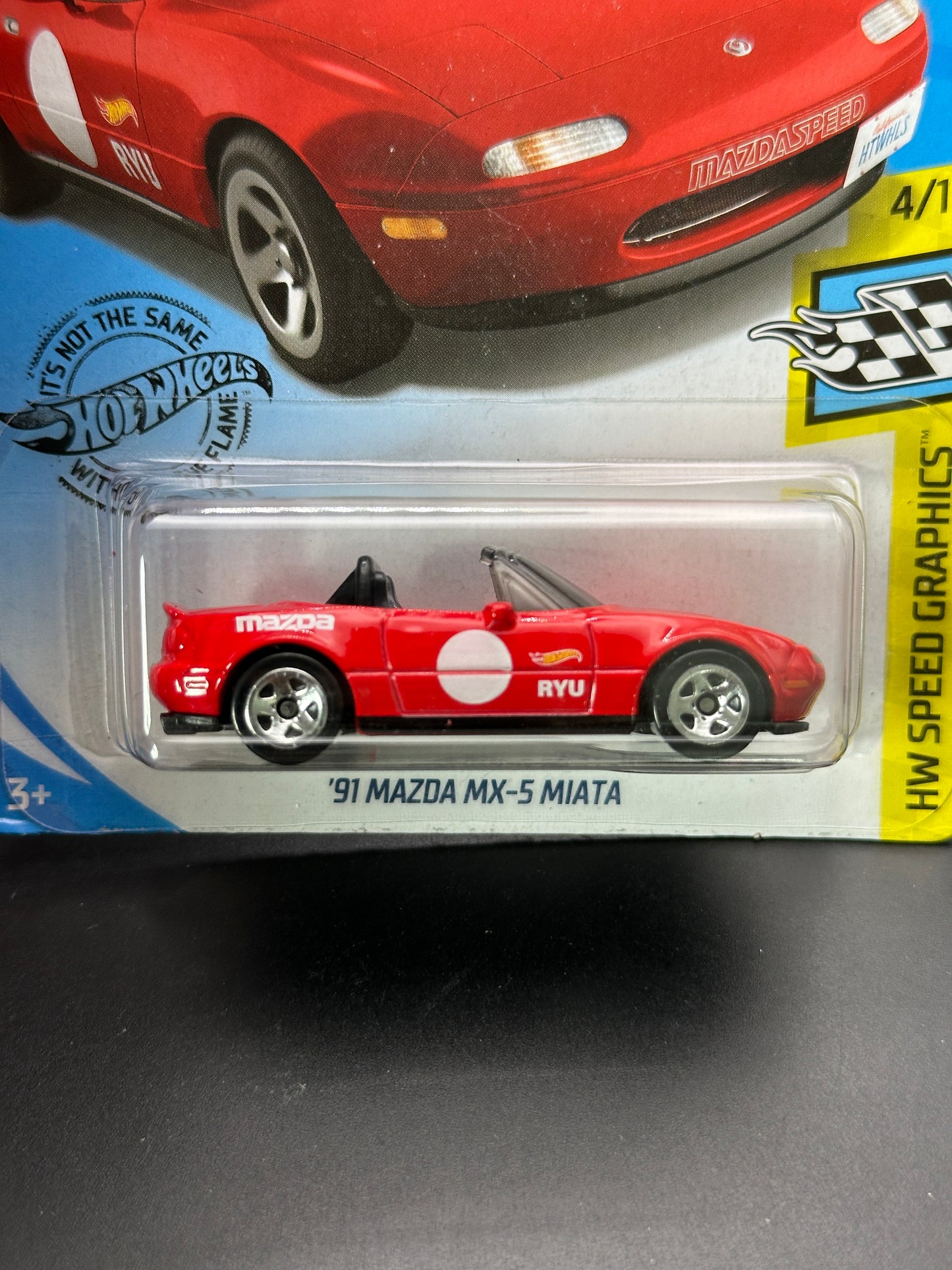 HOT WHEELS - 91 MAZDA MX5 MIATA (2019) - HW SPEED GRAPHICS 4/10