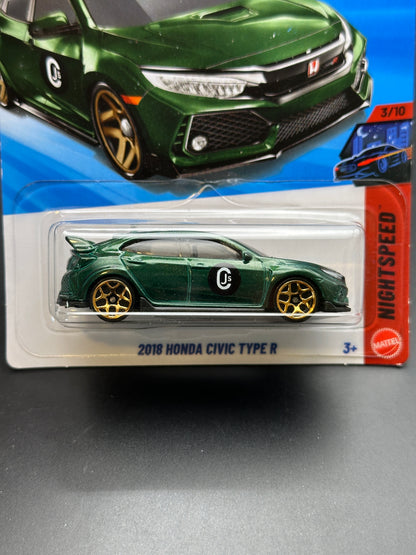 HOT WHEELS - 2018 HONDA CIVIC TYPE R (2026) - HW NIGHTSPEED 3/10