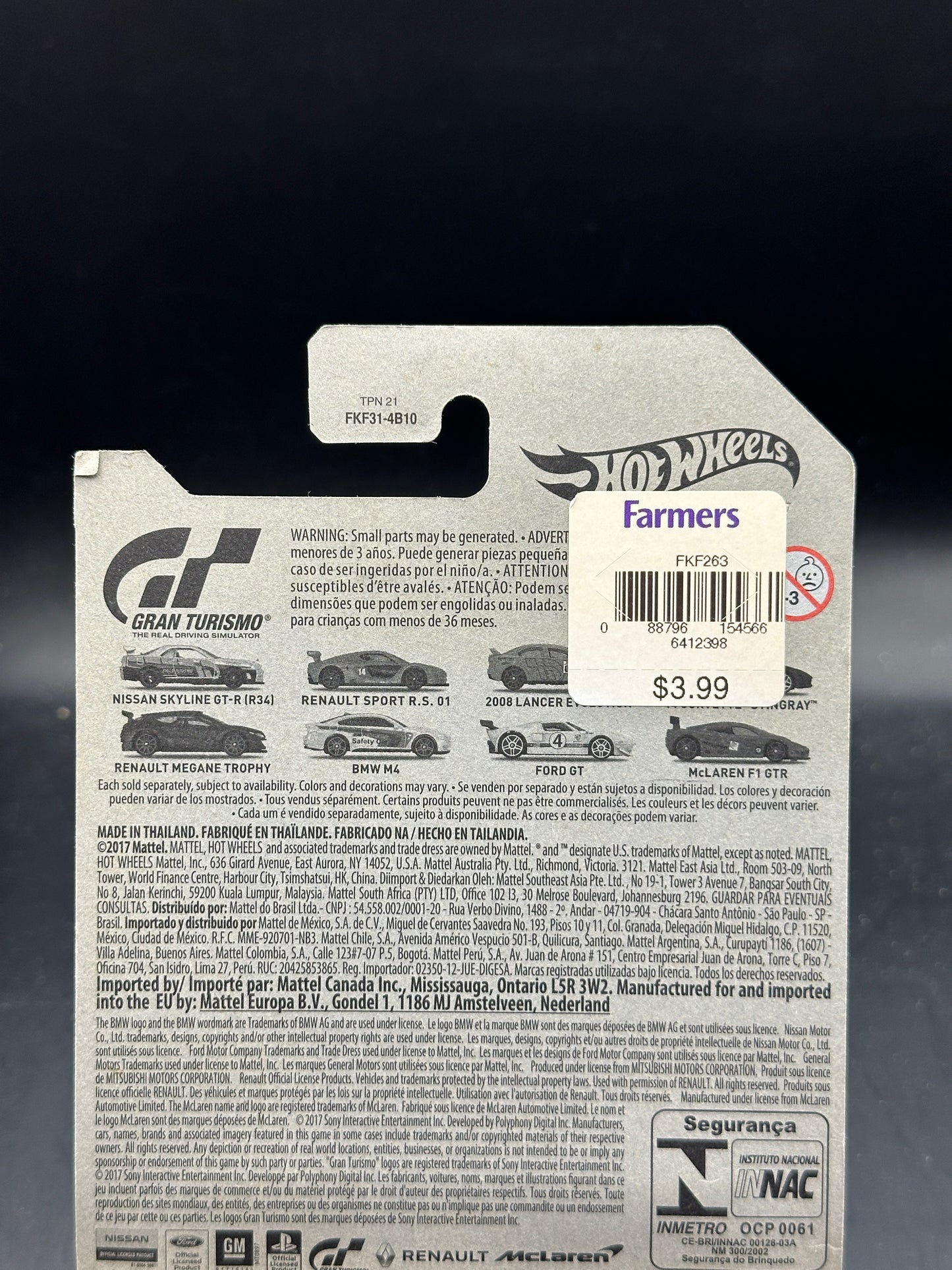 HOT WHEELS - RENAULT MEGANE TROPHY (2018) - GRAN TURISMO SERIES 5/8