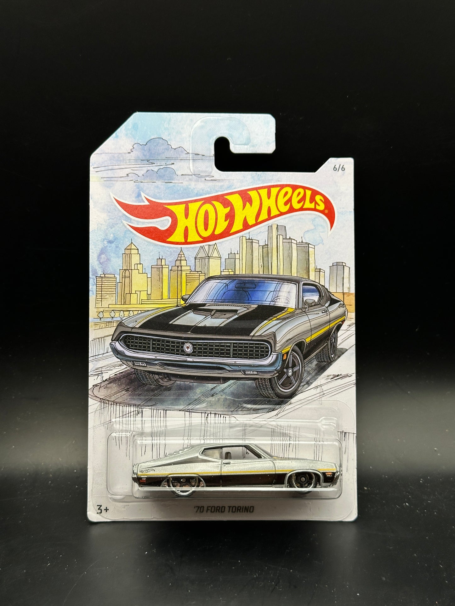 HOT WHEELS - 70 FORD TORINO (2018) - DETROIT MUSCLE SERIES 6/6