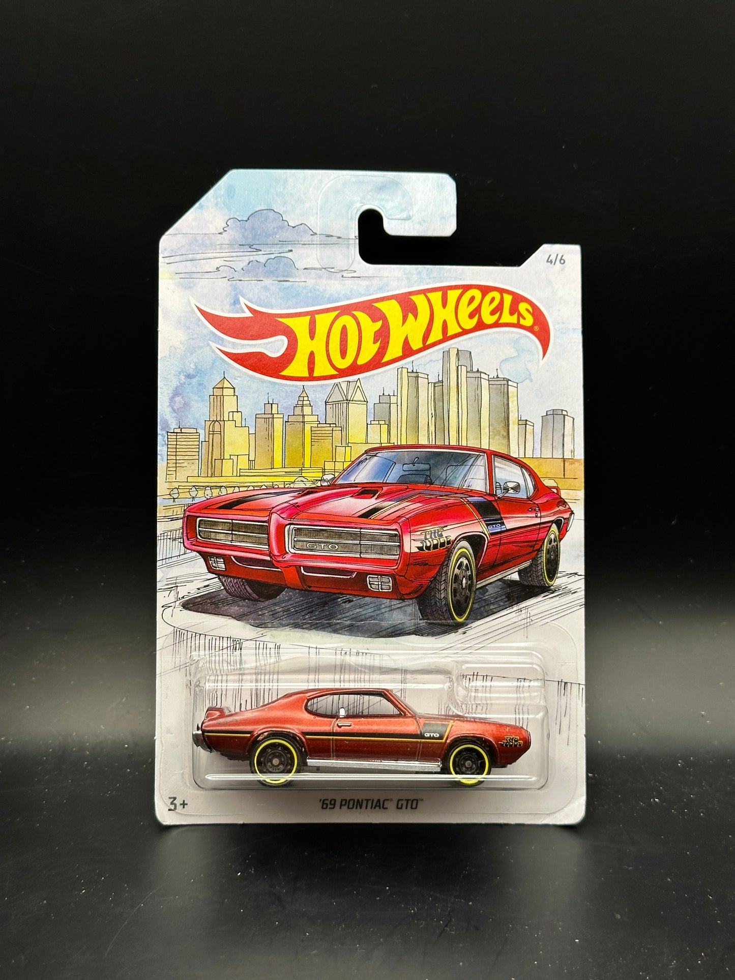 HOT WHEELS - 69 PONTIAC GTO (2018) - DETROIT MUSCLE SERIES 4/6