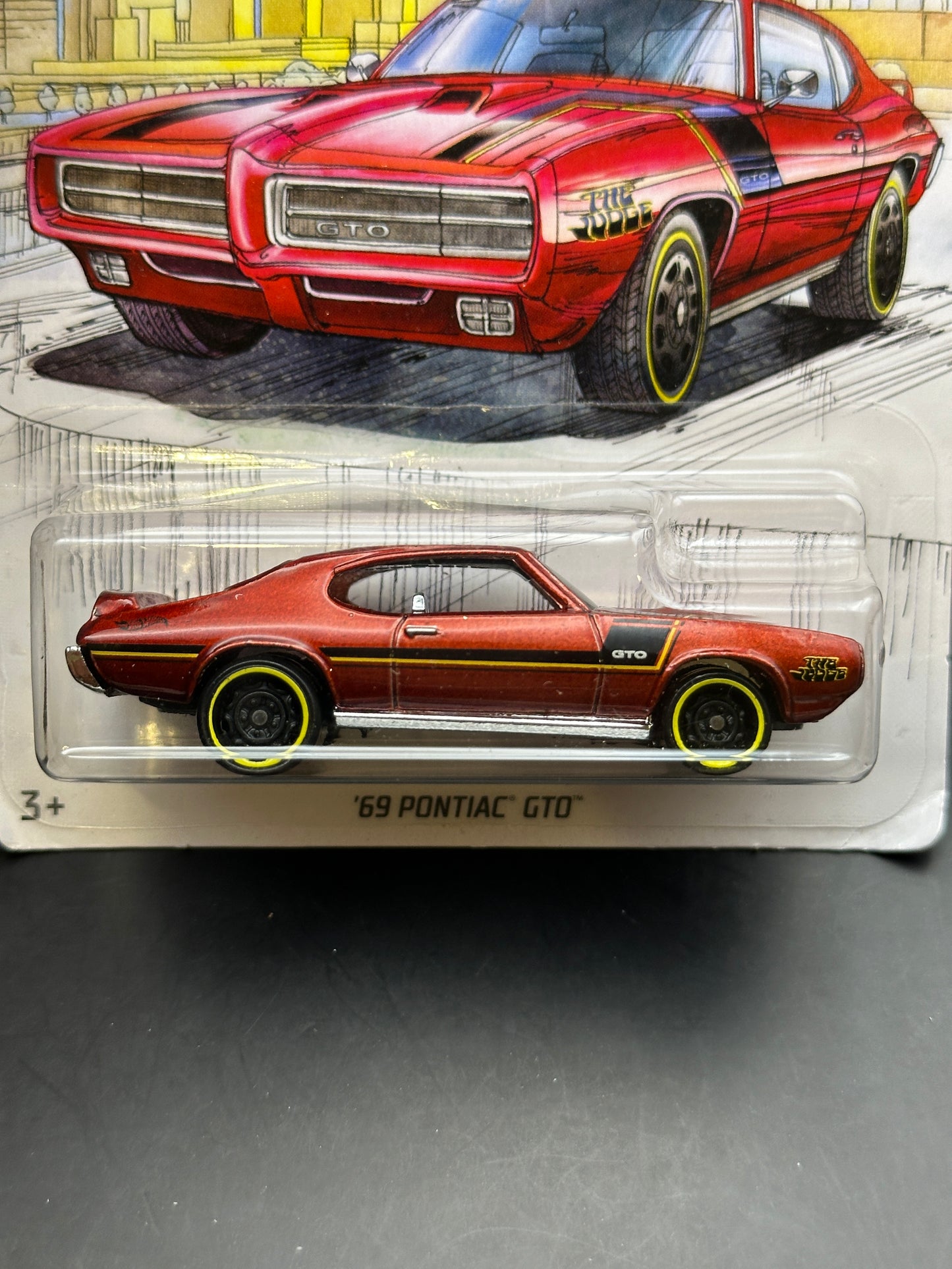 HOT WHEELS - 69 PONTIAC GTO (2018) - DETROIT MUSCLE SERIES 4/6