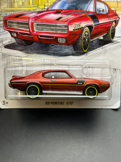 HOT WHEELS - 69 PONTIAC GTO (2018) - DETROIT MUSCLE SERIES 4/6