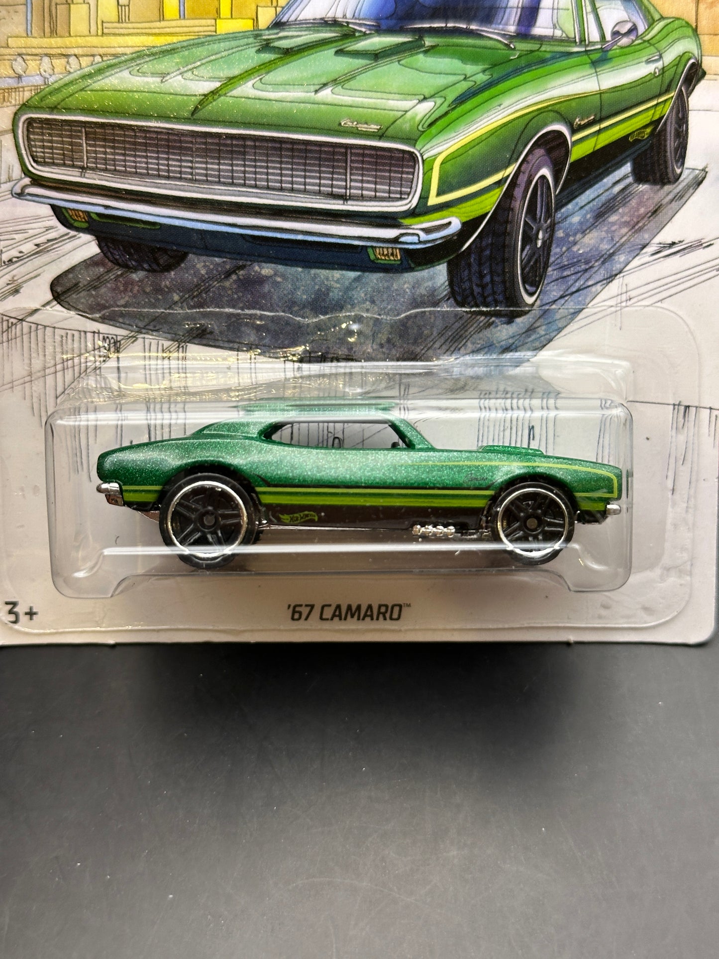 HOT WHEELS - 67 CAMARO (2018) - DETROIT MUSCLE SERIES 1/6
