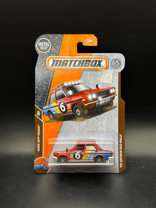 MATCHBOX - 70 DATSUN 510 RALLY - 108/125 - DIECAST