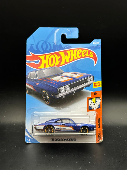 HOT WHEELS - 69 DODGE CHARGER 500 (2018) - HW MUSCLE MANIA 6/10