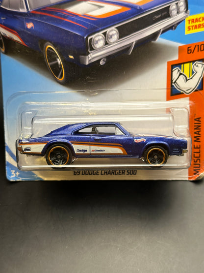 HOT WHEELS - 69 DODGE CHARGER 500 (2018) - HW MUSCLE MANIA 6/10