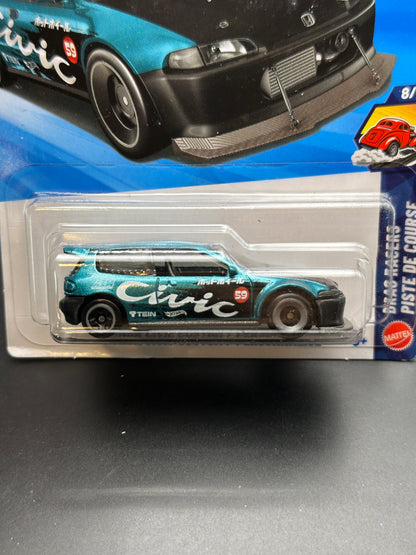 HOT WHEELS - HONDA CIVIC CUSTOM (2026) - HW DRAG RACERS 8/10