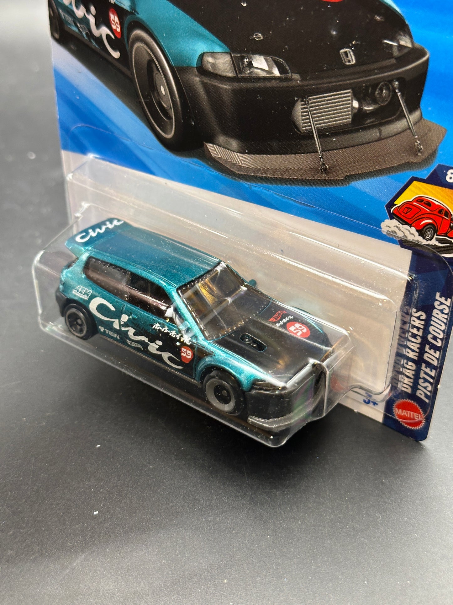 HOT WHEELS - HONDA CIVIC CUSTOM (2026) - HW DRAG RACERS 8/10
