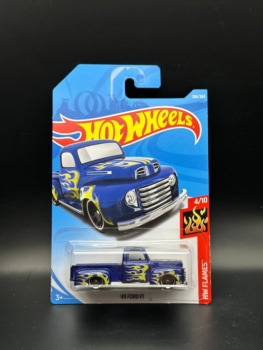 HOT WHEELS - 49 FORD F1 (2018) - HW FLAMES 4/10