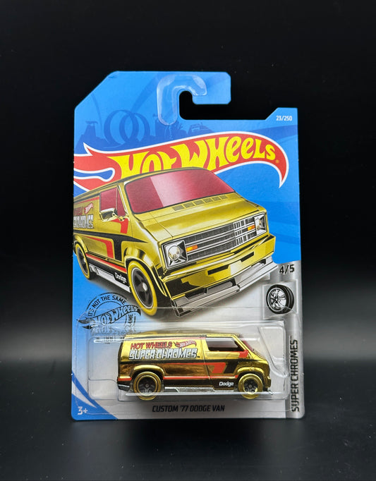 Hot Wheels toy car in packaging on a black background