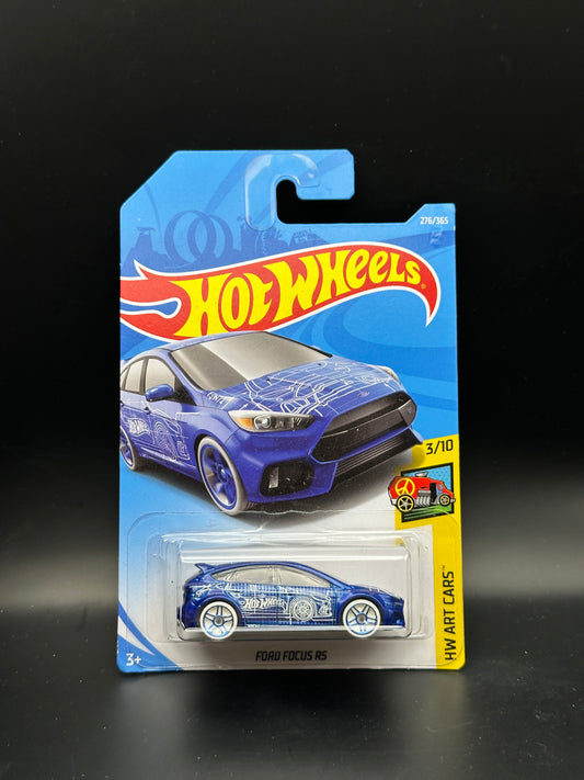 HOT WHEELS - FORD FOCUS RS (2018) - HW ART CARS 3/10