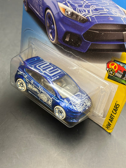 HOT WHEELS - FORD FOCUS RS (2018) - HW ART CARS 3/10