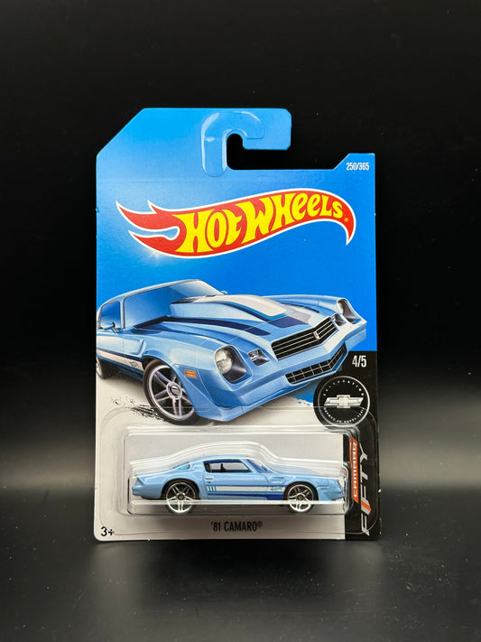 HOT WHEELS - 81 CAMARO (2017) - HW CAMARO FIFTY 4/5
