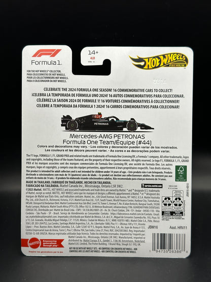 HOT WHEELS - LEWIS HAMILTON MERCEDES AMG PETRONAS FORMULA 1 TEAM #44 (2025) - FORMULA 1 SERIES