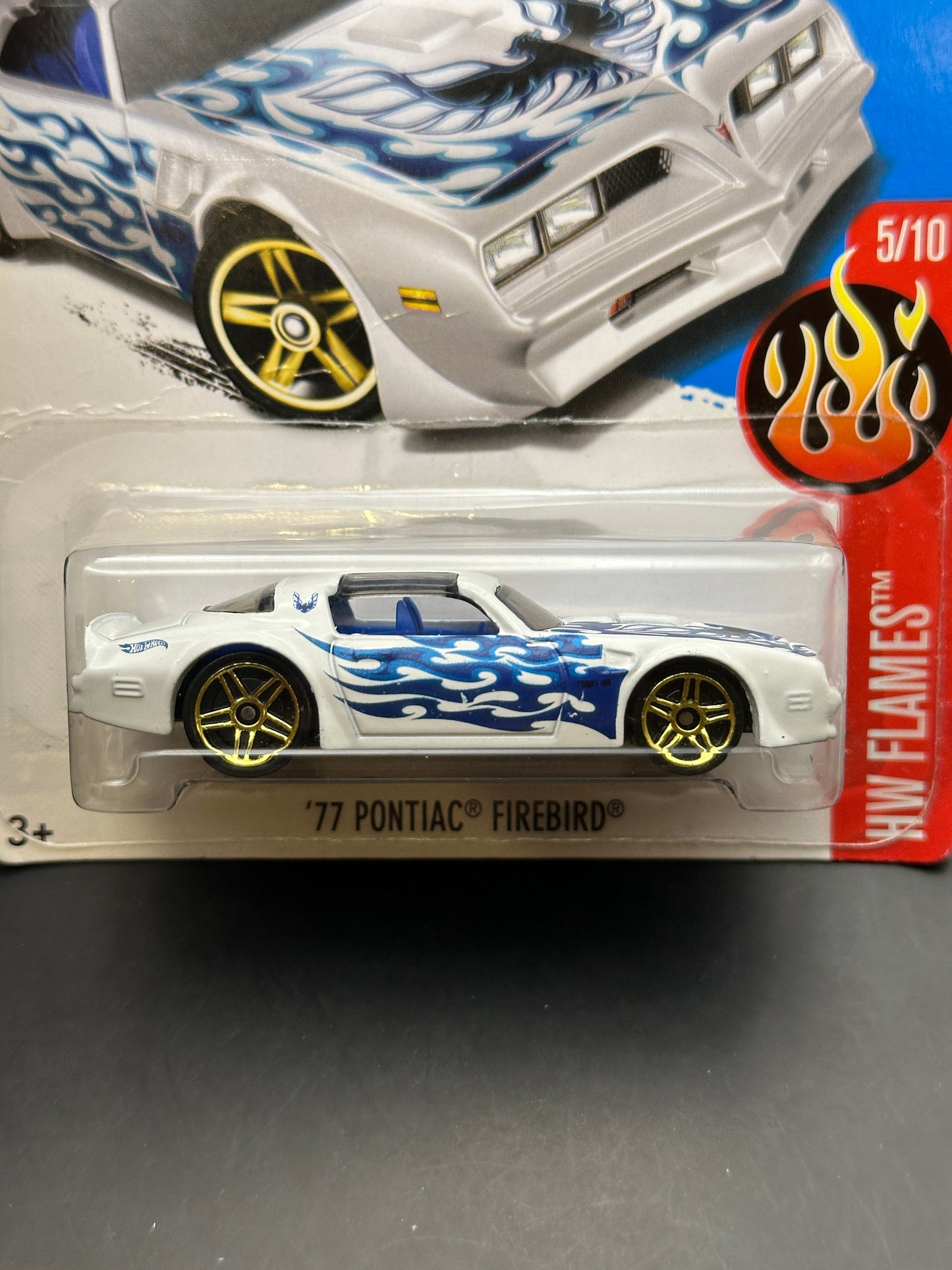 HOT WHEELS - 77 PONTIAC FIREBIRD (2017) - HW FLAMES 5/10