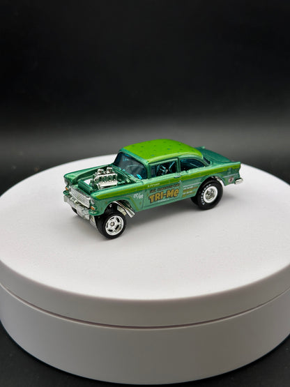 HOT WHEELS - 55 CHEVY BEL AIR GASSER (2018) - CAR CULTURE: DRAGSTRIP DEMONS 1/5 - LOOSE