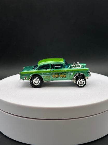 HOT WHEELS - 55 CHEVY BEL AIR GASSER (2018) - CAR CULTURE: DRAGSTRIP DEMONS 1/5 - LOOSE