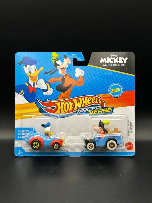 HOT WHEELS RACERVERSE - DONALD DUCK & GOOFY (2025) DISNEY MICKEY & FRIENDS
