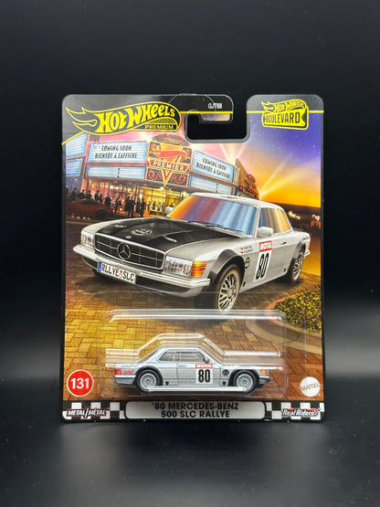 HOT WHEELS - 80 MERCEDES BENZ 500 SLC RALLYE (2025) - MIX 4 - HW BOULEVARD #131