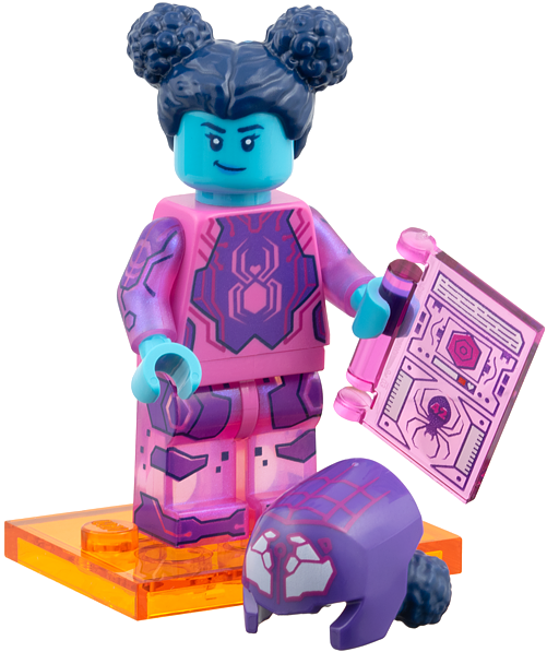 LEGO MINIFIGURES: MARGO KESS / SPIDER-BYTE - SPIDERMAN - ACROSS THE SPIDER-VERSE -