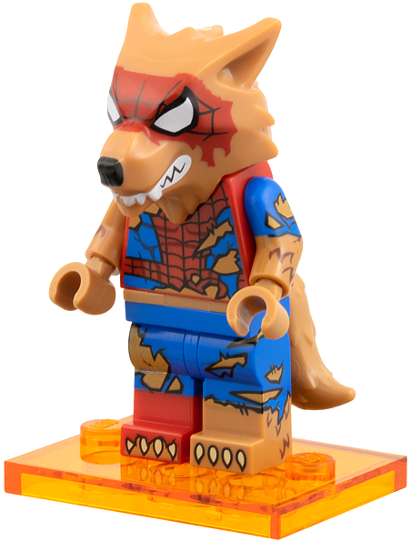 LEGO MINIFIGURES: PETER PARKER / WEREWOLF - SPIDERMAN - ACROSS THE SPIDER-VERSE -