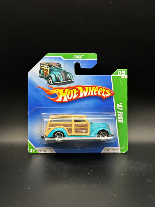 HOT WHEELS - 37 FORD WOODIE (2009) - HW TREASURE HUNTS 5/12