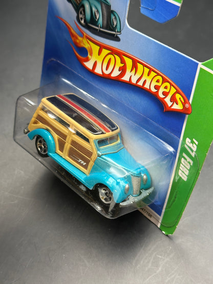 HOT WHEELS - 37 FORD WOODIE (2009) - HW TREASURE HUNTS 5/12