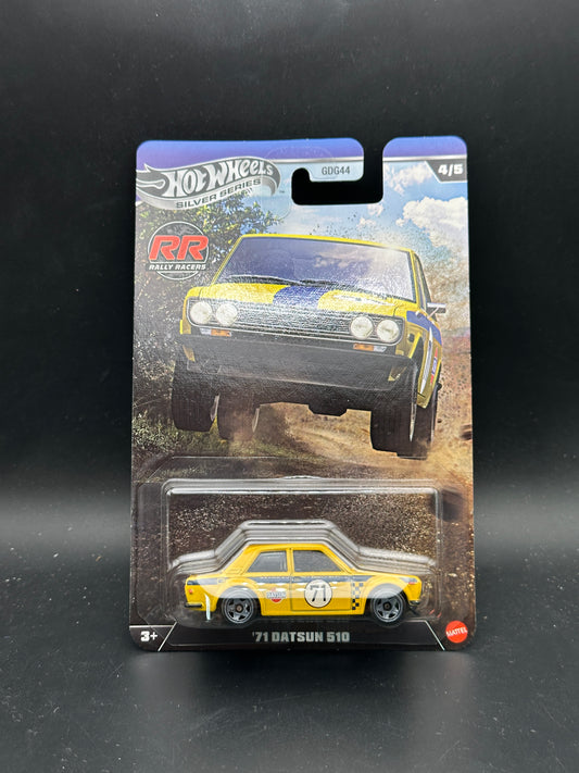 HOT WHEELS - 71 DATSUN 510 (2026) - SILVER SERIES - RALLY RACERS SERIES 4/5