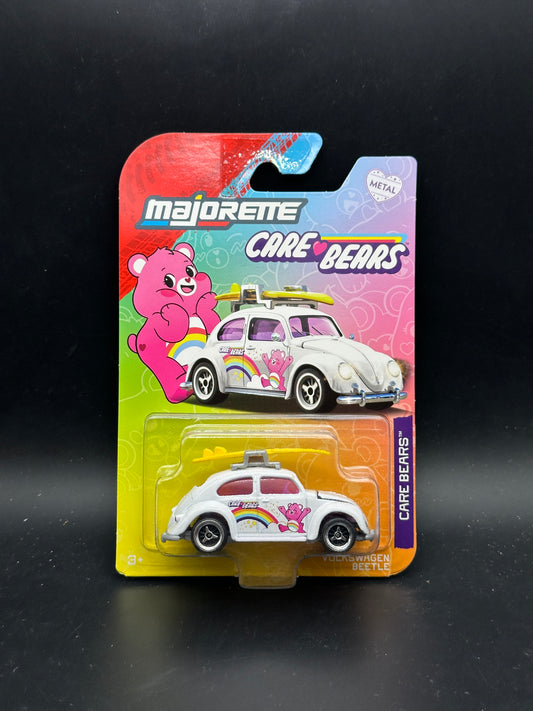 MAJORETTE PREMIUM CARS - VOLKSWAGEN BEETLE - CARE BEARS SPECIAL EDITION -  1/64 SCALE