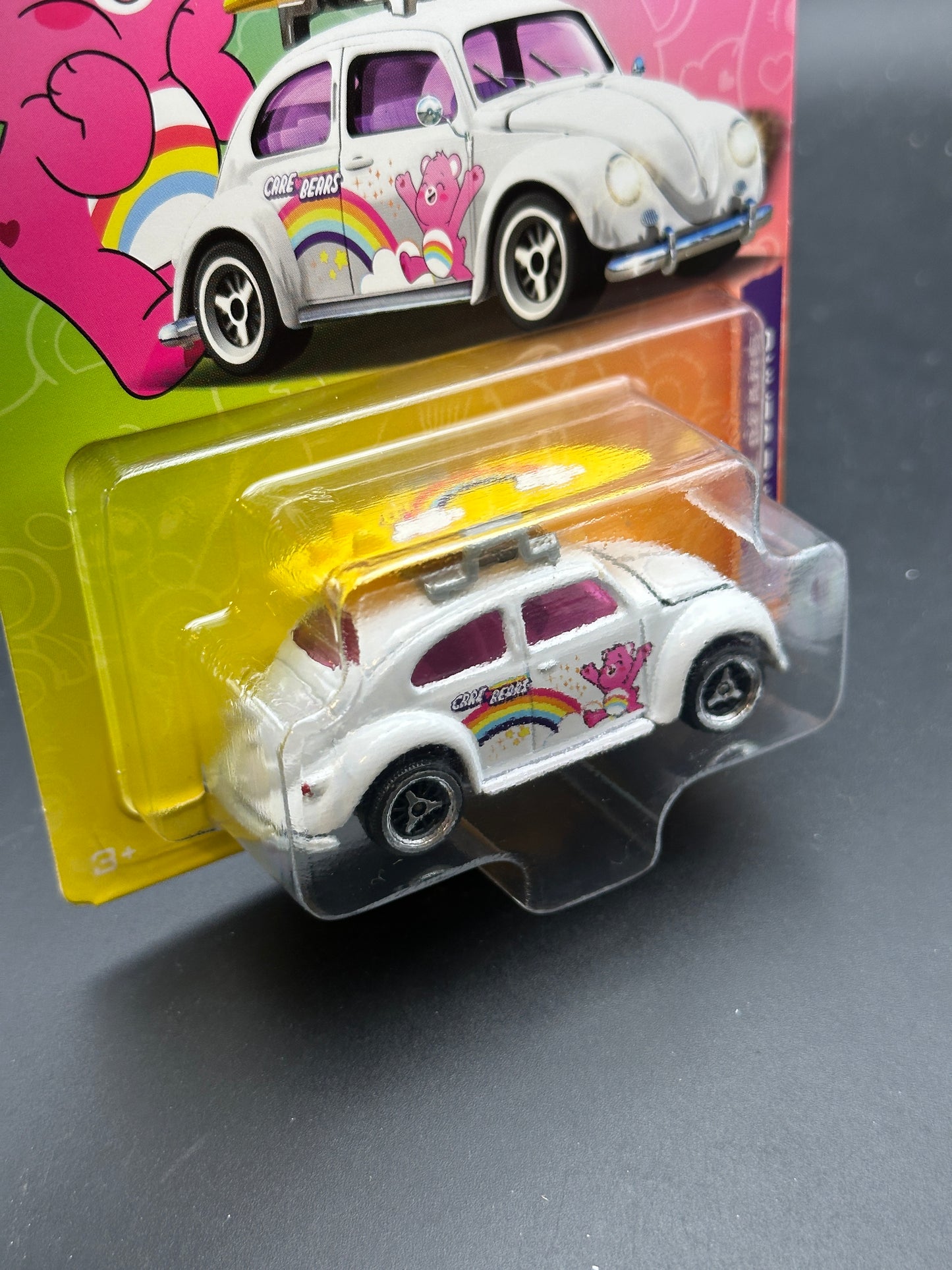 MAJORETTE PREMIUM CARS - VOLKSWAGEN BEETLE - CARE BEARS SPECIAL EDITION -  1/64 SCALE