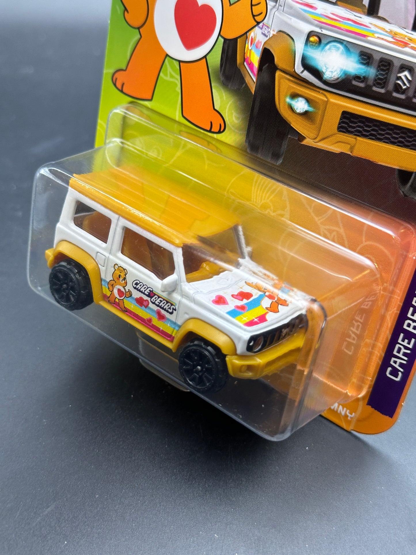 MAJORETTE PREMIUM CARS - SUZUKI JIMNY - CARE BEARS SPECIAL EDITION -  1/64 SCALE