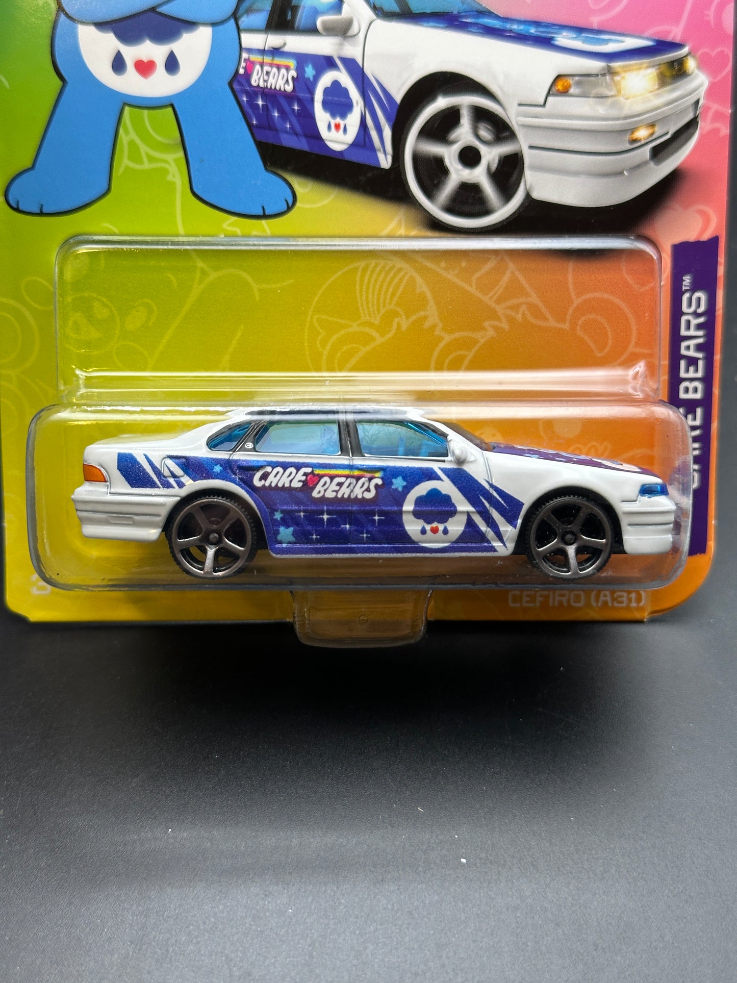 MAJORETTE PREMIUM CARS - NISSAN CEFIRO A31 - CARE BEARS SPECIAL EDITION -  1/64 SCALE